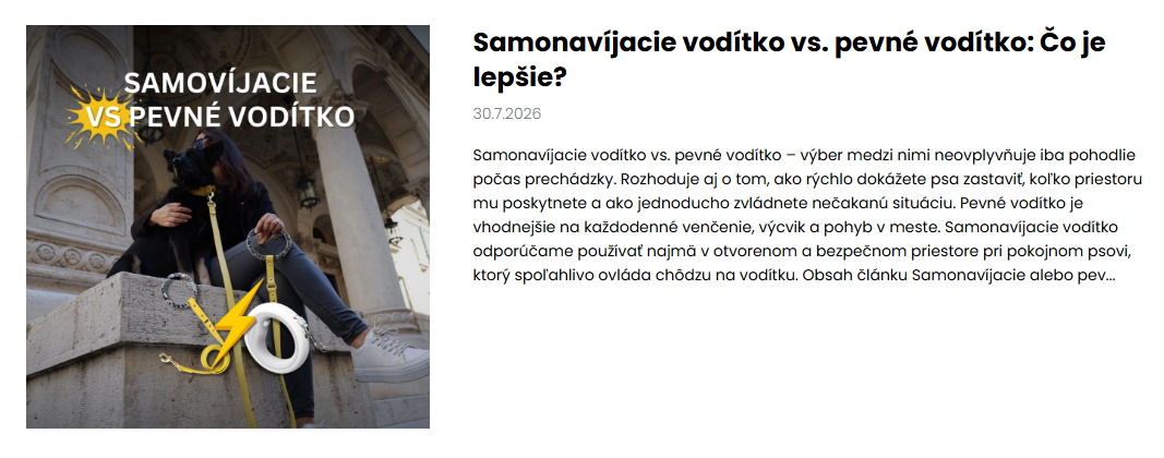 samonavijacie voditko vs pevne vodítko